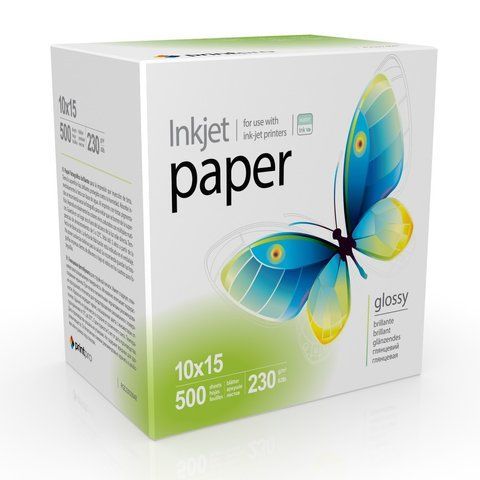 Фотопапір глянець 230 г/м 10x15 (500 л) PGE2305004R PrintPro PGE2305004R фото