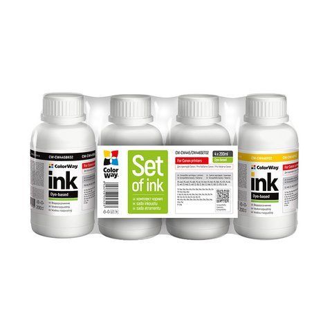 Комплект чорнила Canon PG-445/CL-446 (4х200мл) CW-CW445/CW446SET02 ColorWay CW-CW445/CW446SET02 фото
