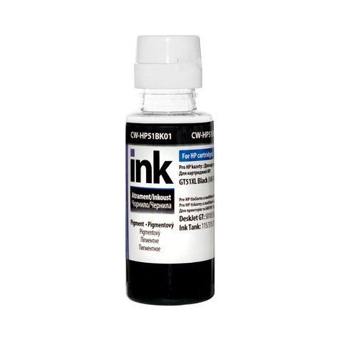 Чорнило для HP Ink Tank 115/315/415 Pigment Black (100 мл) CW-HP51BK01 ColorWay CW-HP51BK01 фото